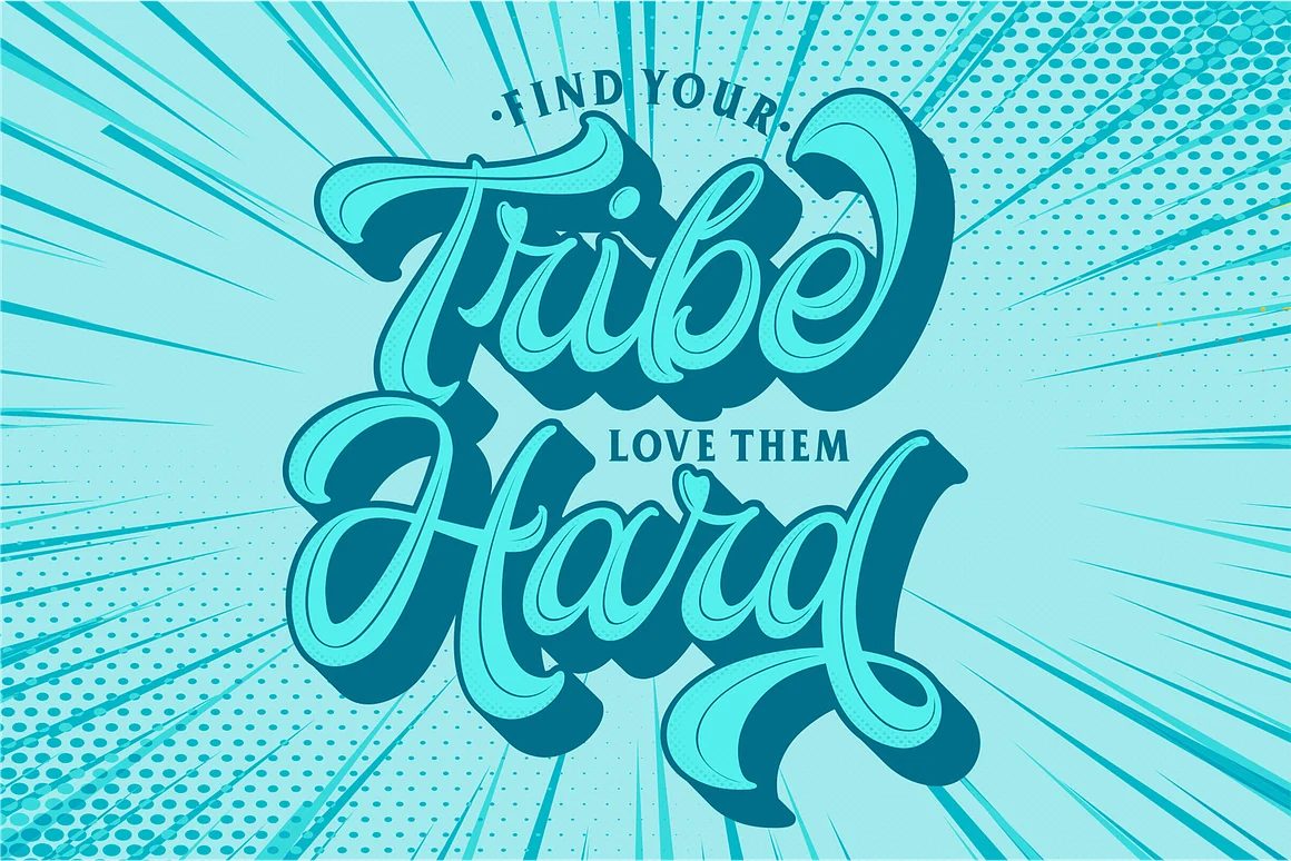 Retro Fonts - Bon Voyage