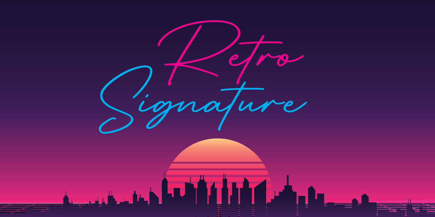 Retro Signature Free Download Free Download Retro Signature Free Download Free Download