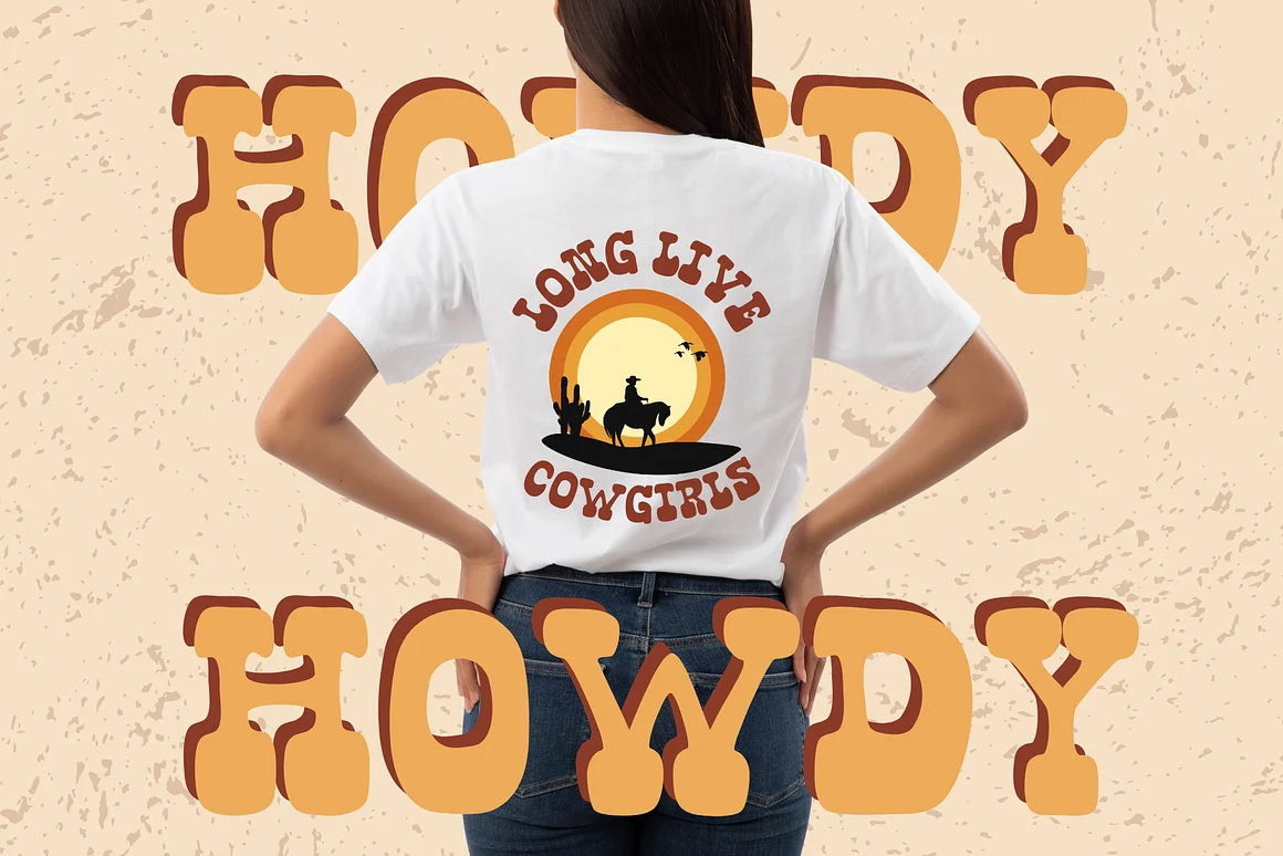 Retro Western is a Western Font