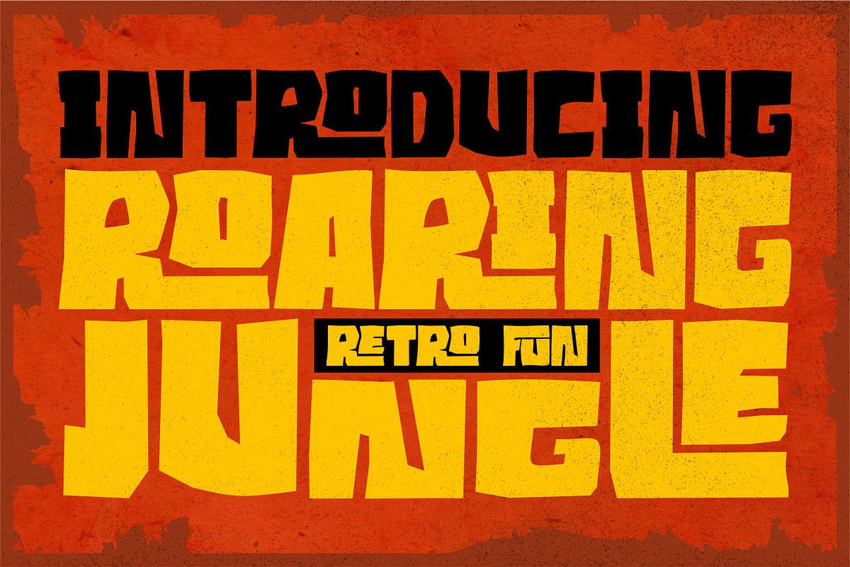 Roaring Jungle //RETRO FONT// Free Download Free Download Roaring Jungle //RETRO FONT// Free Download Free Download
