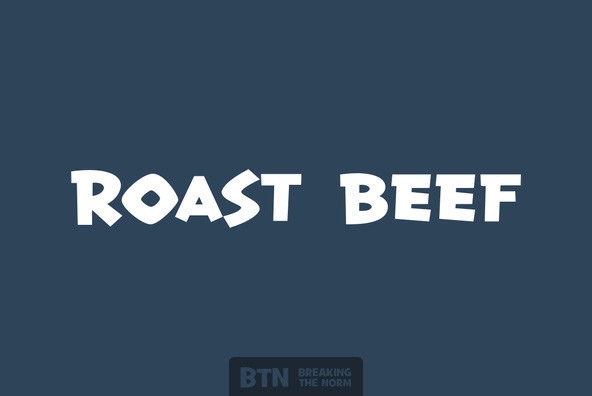 Roast Beef BTN Font Free Download Roast Beef BTN Font Free Download