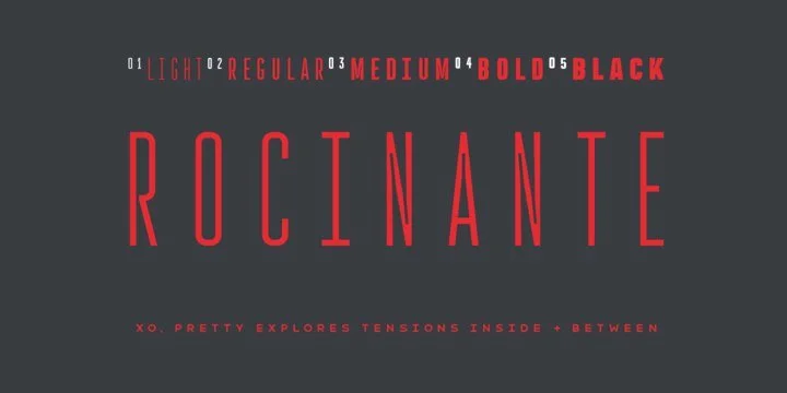 Rocinante Titling Font Free Download Rocinante Titling Font Free Download