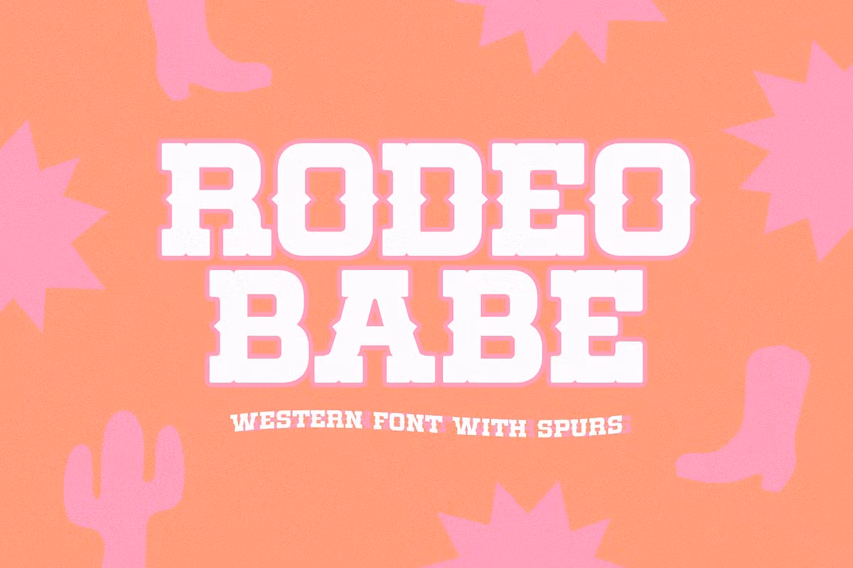 Rodeo Babe | Western Spur Font Free Download Free Download