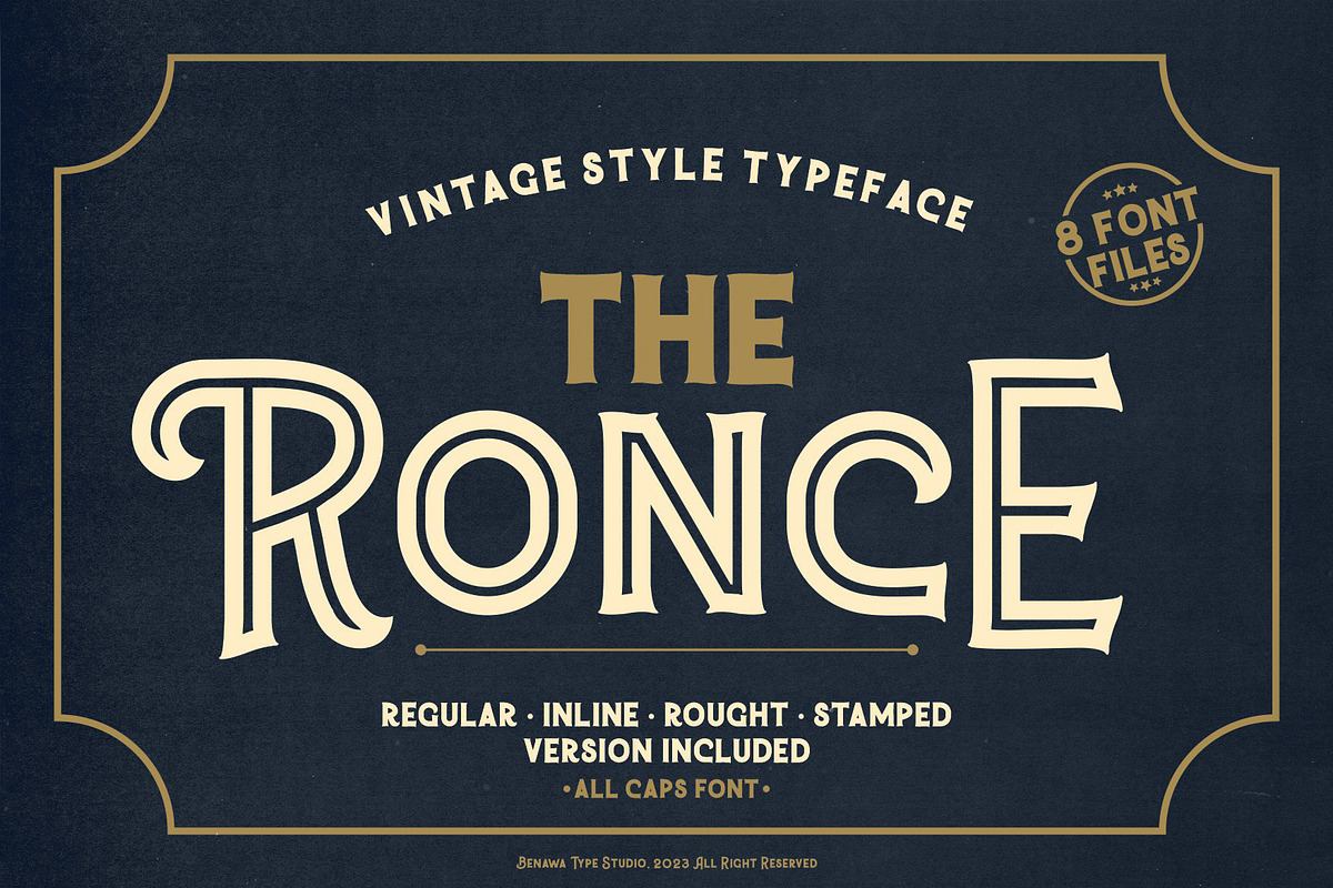 Ronce - Vintage Display Font Free Download Free Download Ronce - Vintage Display Font Free Download Free Download