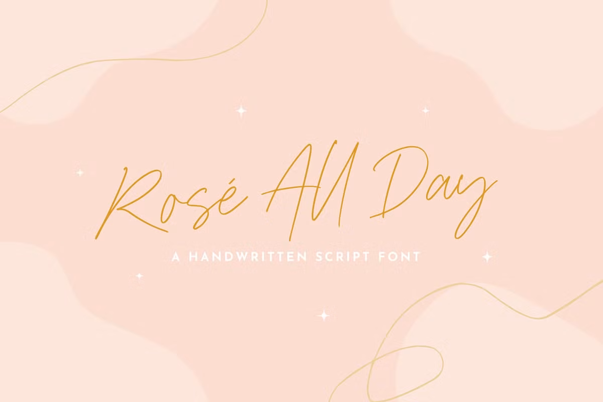 Rosé All Day Script Font Free Download Free Download Rosé All Day Script Font Free Download Free Download