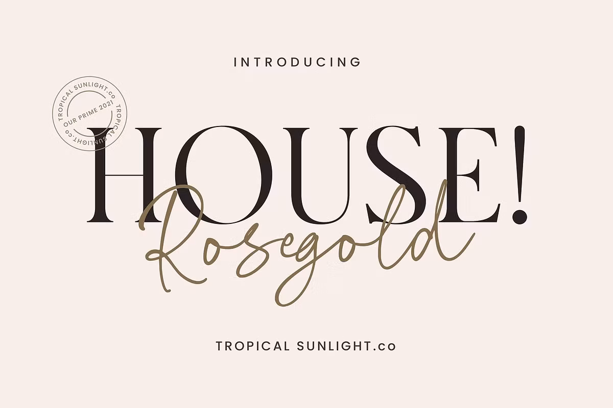 Rosegold House - Modern Font Duo Free Download Free Download Rosegold House - Modern Font Duo Free Download Free Download
