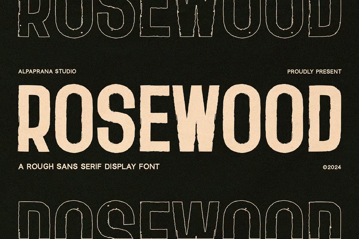 Rosewood - Sans Serif Font Free Download Free Download