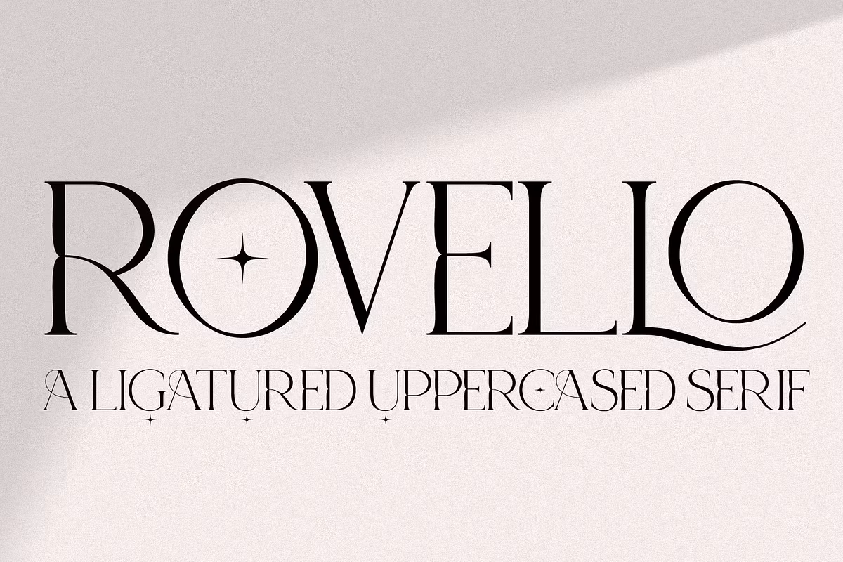 Rovello A Ligatured Rich Serif Free Download Free Download