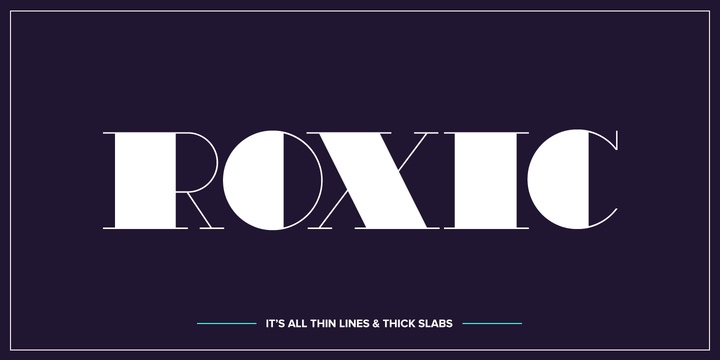 Roxic Font Free Download Roxic Font Free Download