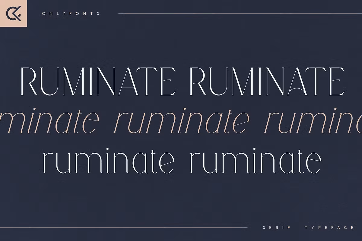 Ruminate - Serif Typeface Free Download Free Download
