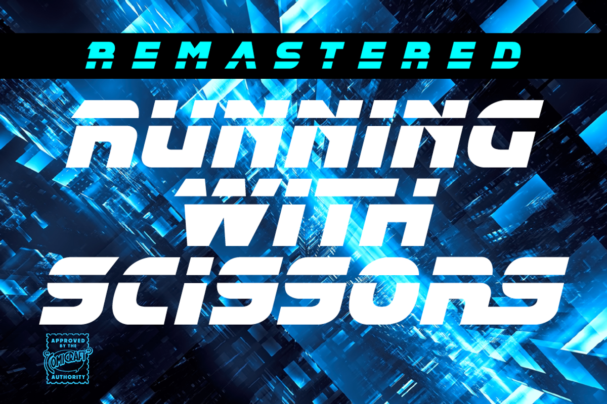 RunningWithScissors sci-fi logo font Free Download Free Download RunningWithScissors sci-fi logo font Free Download Free Download