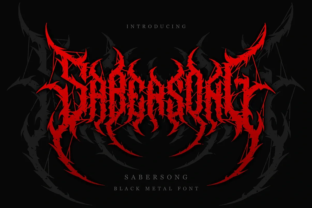 Sabersong | Black Metal Font Vol.3 Free Download Free Download Sabersong | Black Metal Font Vol.3 Free Download Free Download