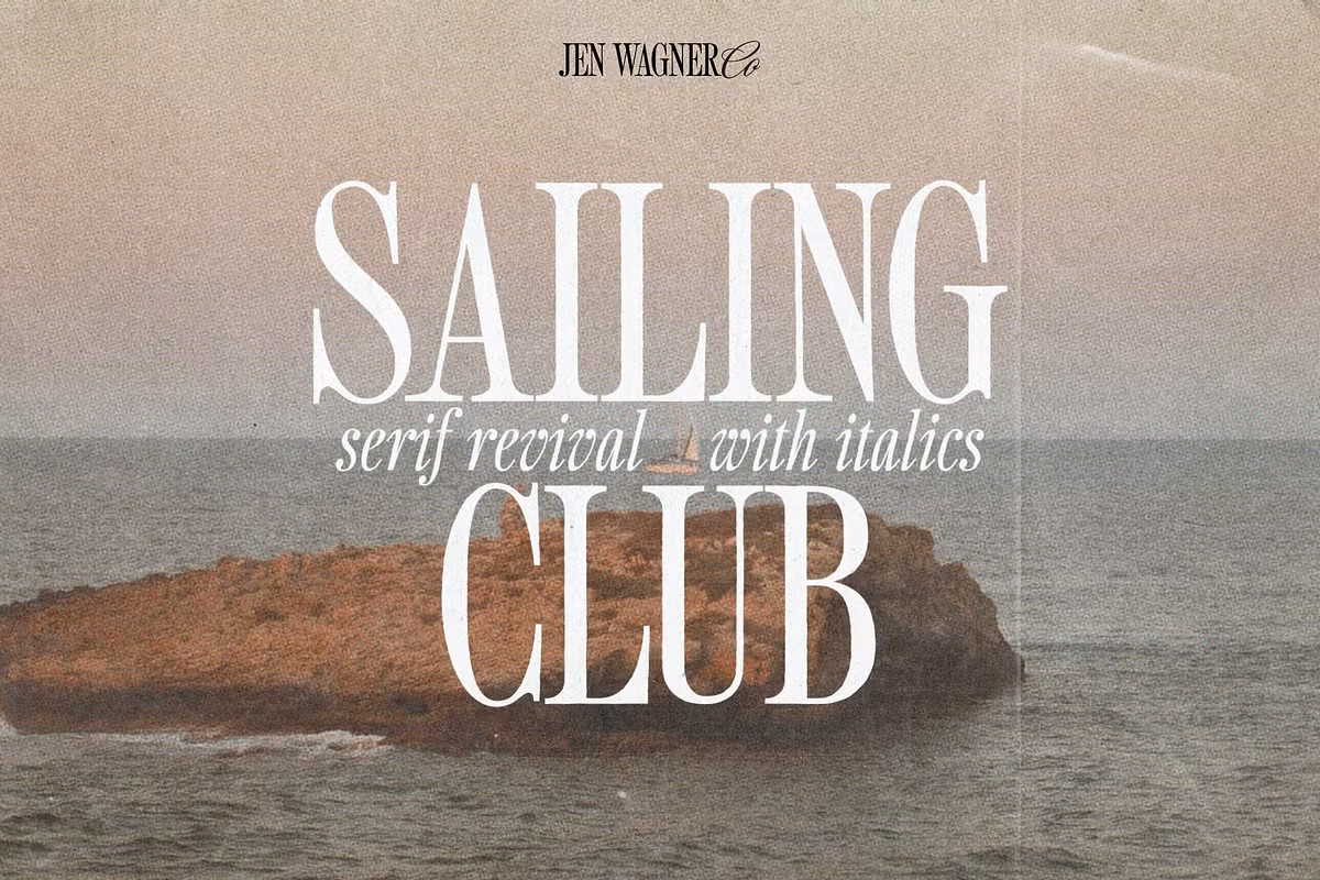 Sailing Club | Nostalgic Serif Free Download Free Download Sailing Club | Nostalgic Serif Free Download Free Download