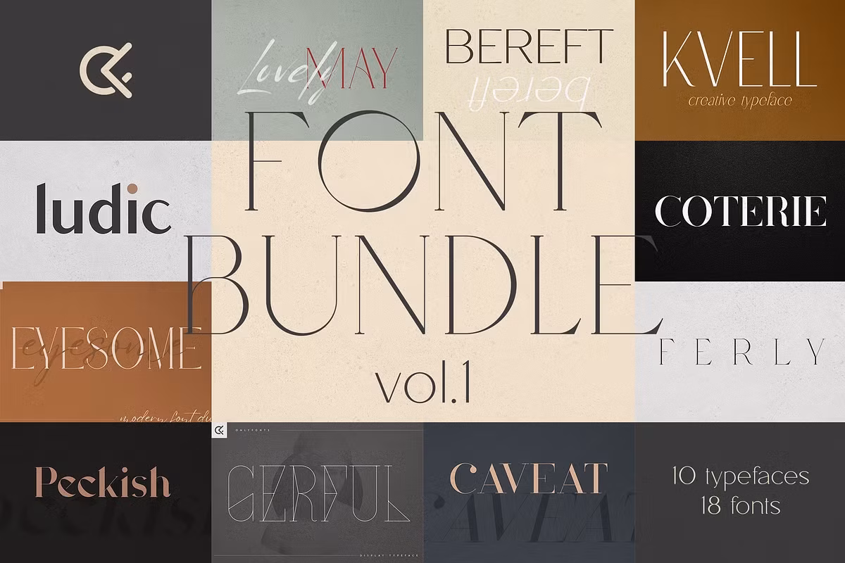 SALE! Font Bundle Vol.1 - 18 fonts Free Download Free Download SALE! Font Bundle Vol.1 - 18 fonts Free Download Free Download