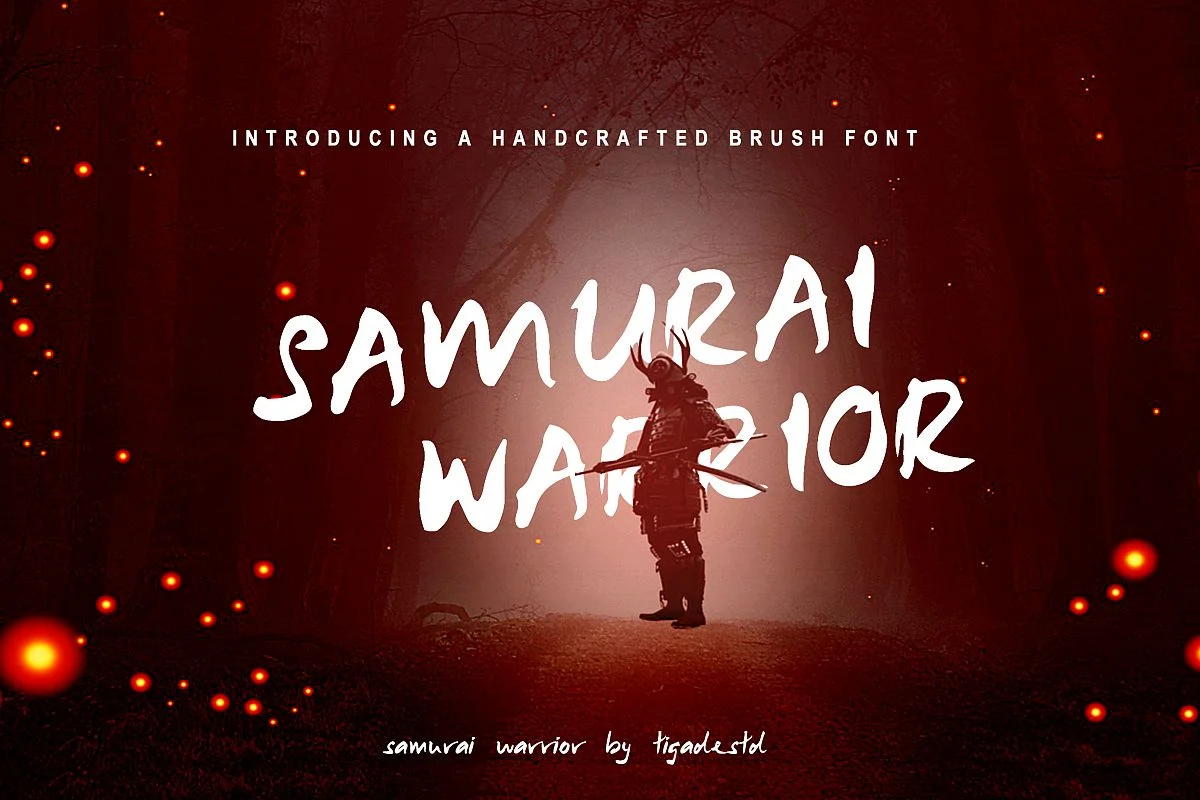 Samurai Warrior Font Free Download