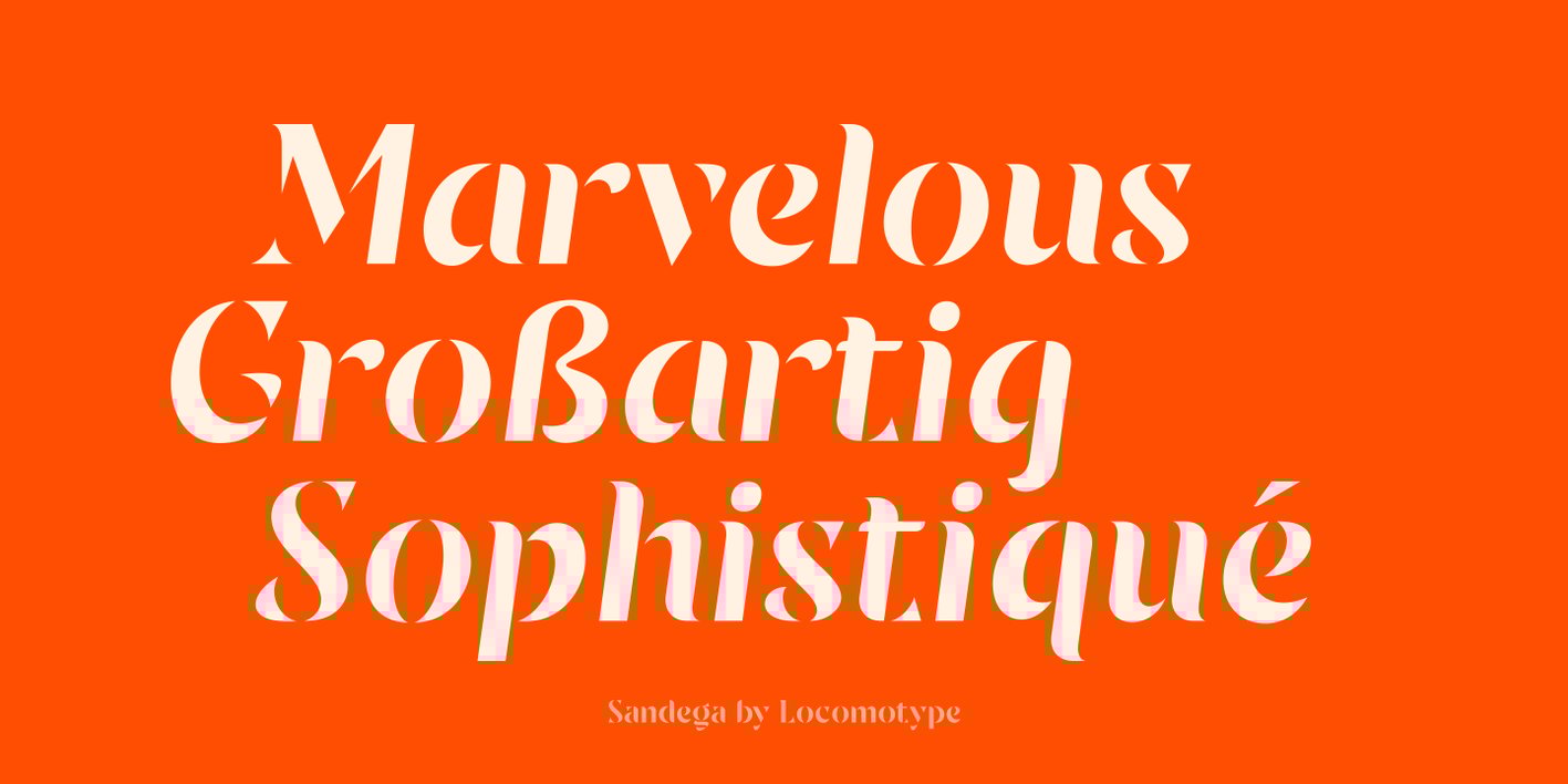 Sandega Font Free Download