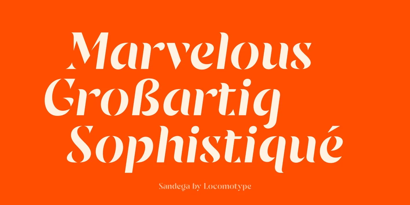 Sandega Font