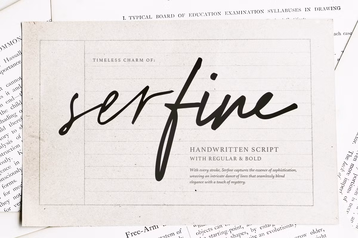 Serfine - Handwritten Script Free Download Free Download Serfine - Handwritten Script Free Download Free Download