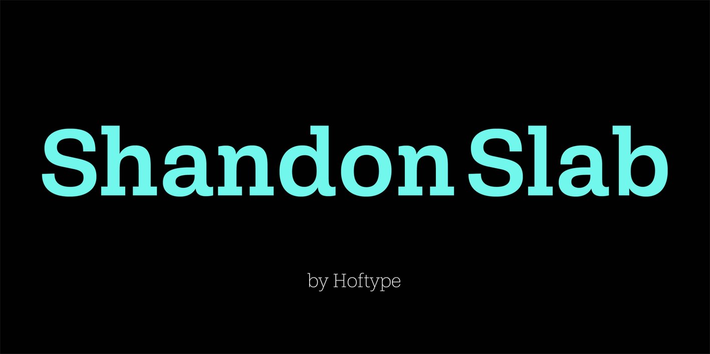 Shandon Slab Font Free Download Shandon Slab Font Free Download