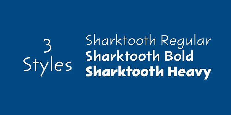 Sharktooth Font