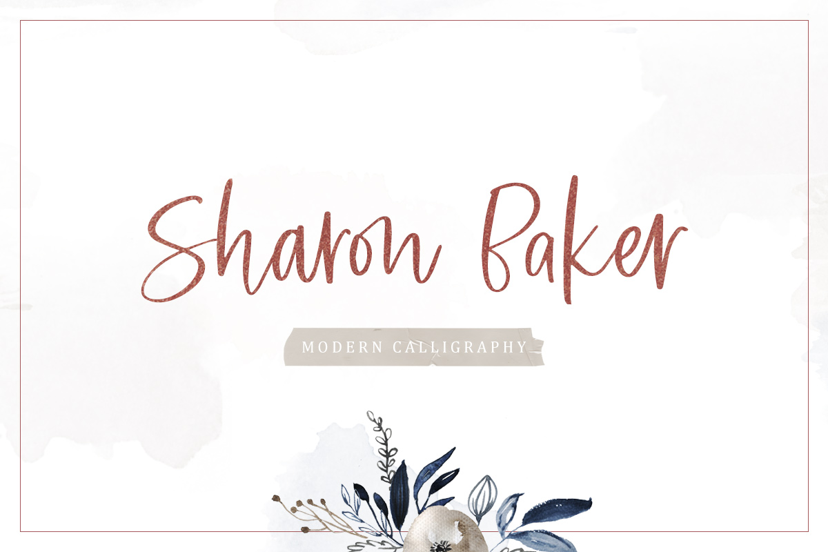 Sharon Baker Font Free Download Sharon Baker Font Free Download