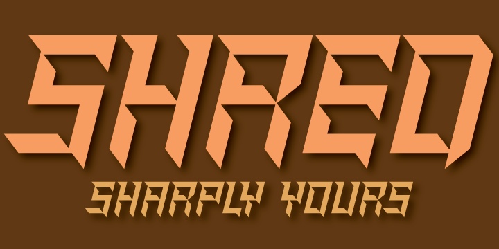 Shred Font Free Download Shred Font Free Download