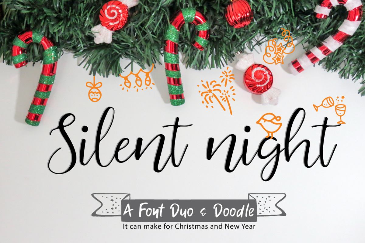 Silent night | Font Duo Free Download Free Download Silent night | Font Duo Free Download Free Download