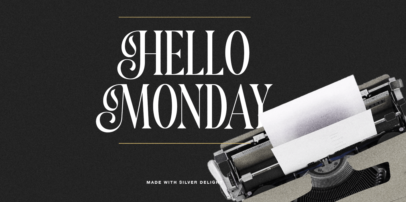 Silver Delight Font Free Download Silver Delight Font Free Download