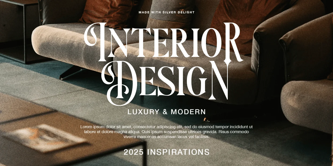 Silver Delight Font
