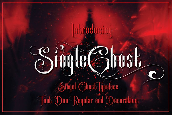 Single Ghost Font Free Download Single Ghost Font Free Download
