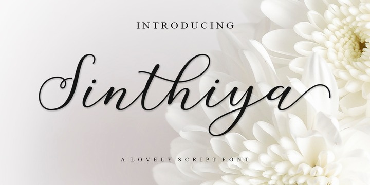 Sinthiya Script Font Free Download Sinthiya Script Font Free Download