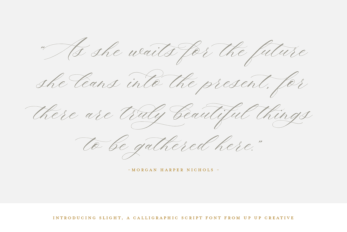 Slight, A Calligraphy Font Free Download Slight, A Calligraphy Font Free Download