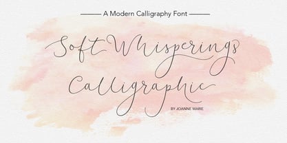 Soft Whisperings Calligraphic Font Free Download Soft Whisperings Calligraphic Font Free Download