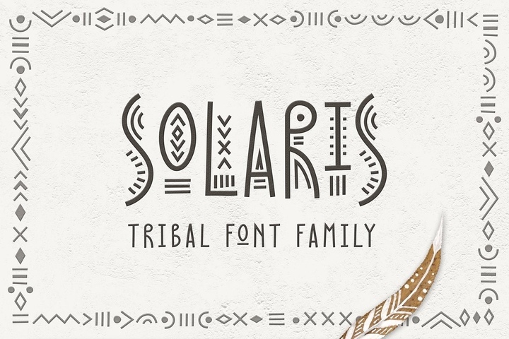 Solaris - Tribal Font Family Free Download Solaris - Tribal Font Family Free Download