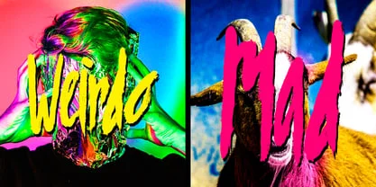 Speedy Space Goat Oddity Font