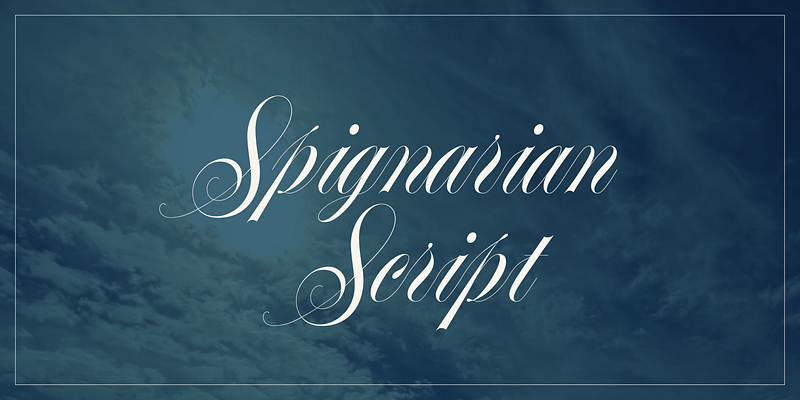 Spignarian Script Font Free Download Free Download