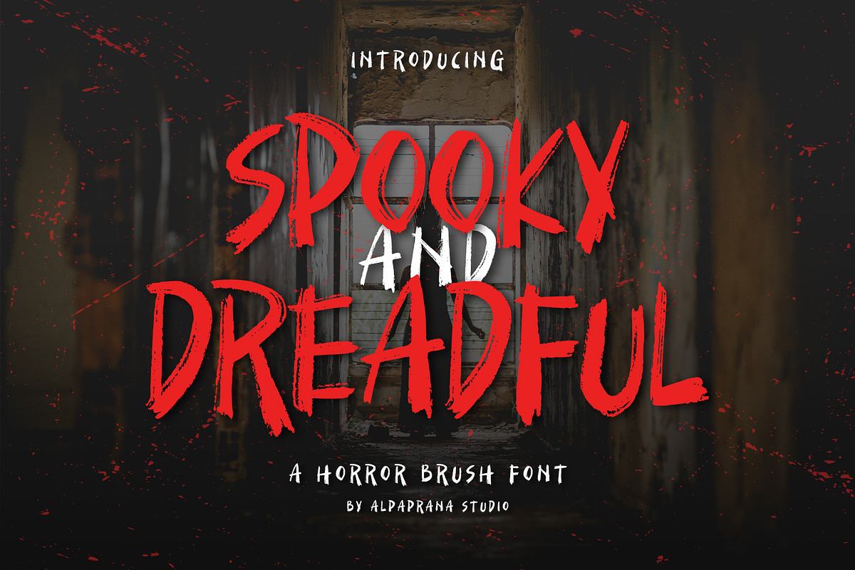 Spooky And Dreadful - Brush Font Free Download Free Download Spooky And Dreadful - Brush Font Free Download Free Download
