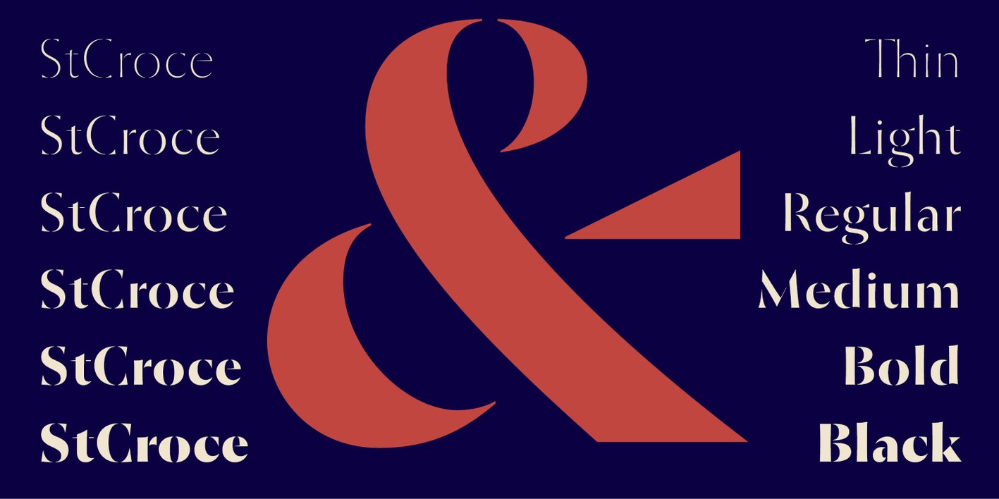 St Croce Pro Font Free Download