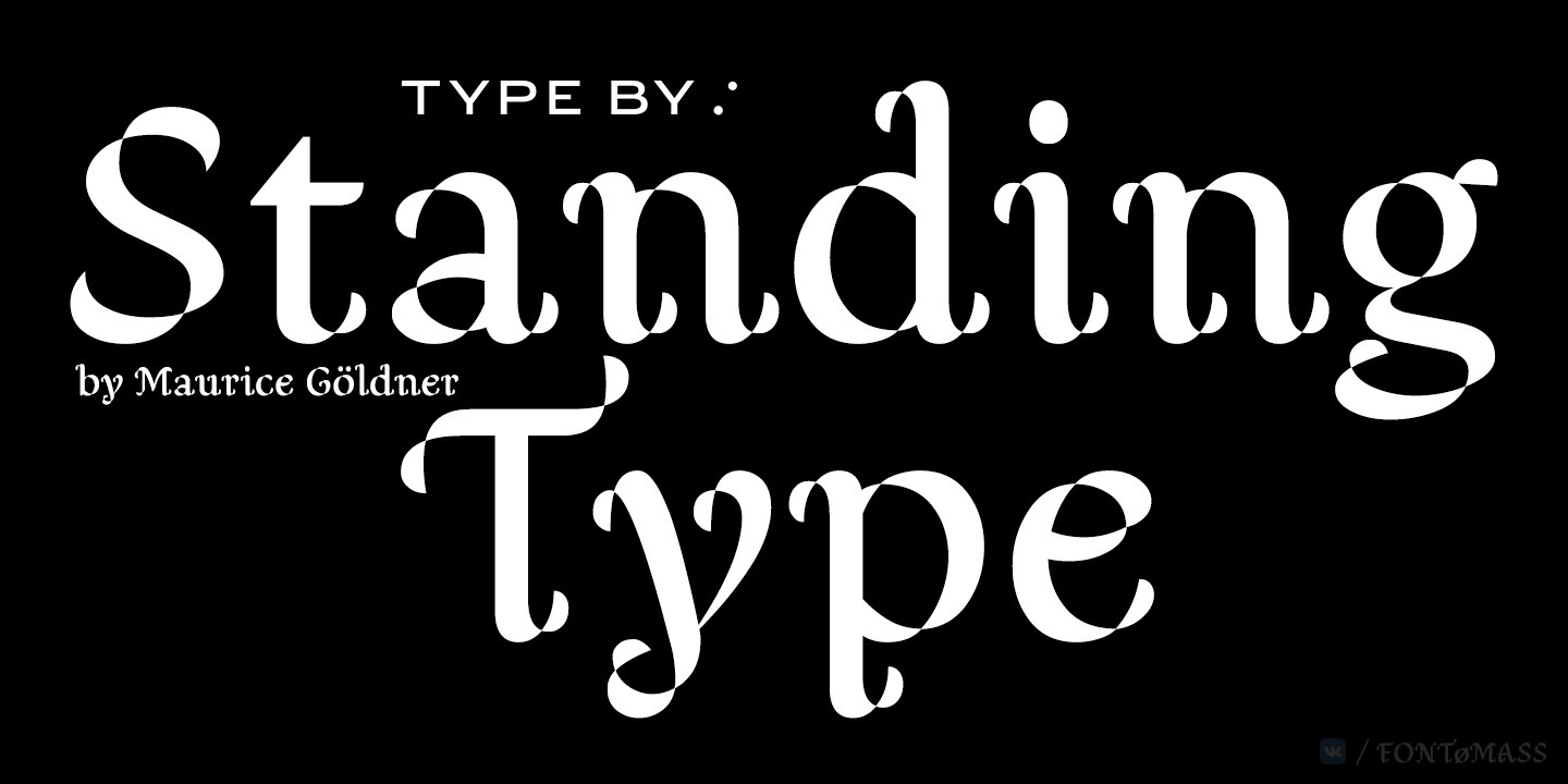 Standing Type Font Free Download Standing Type Font Free Download