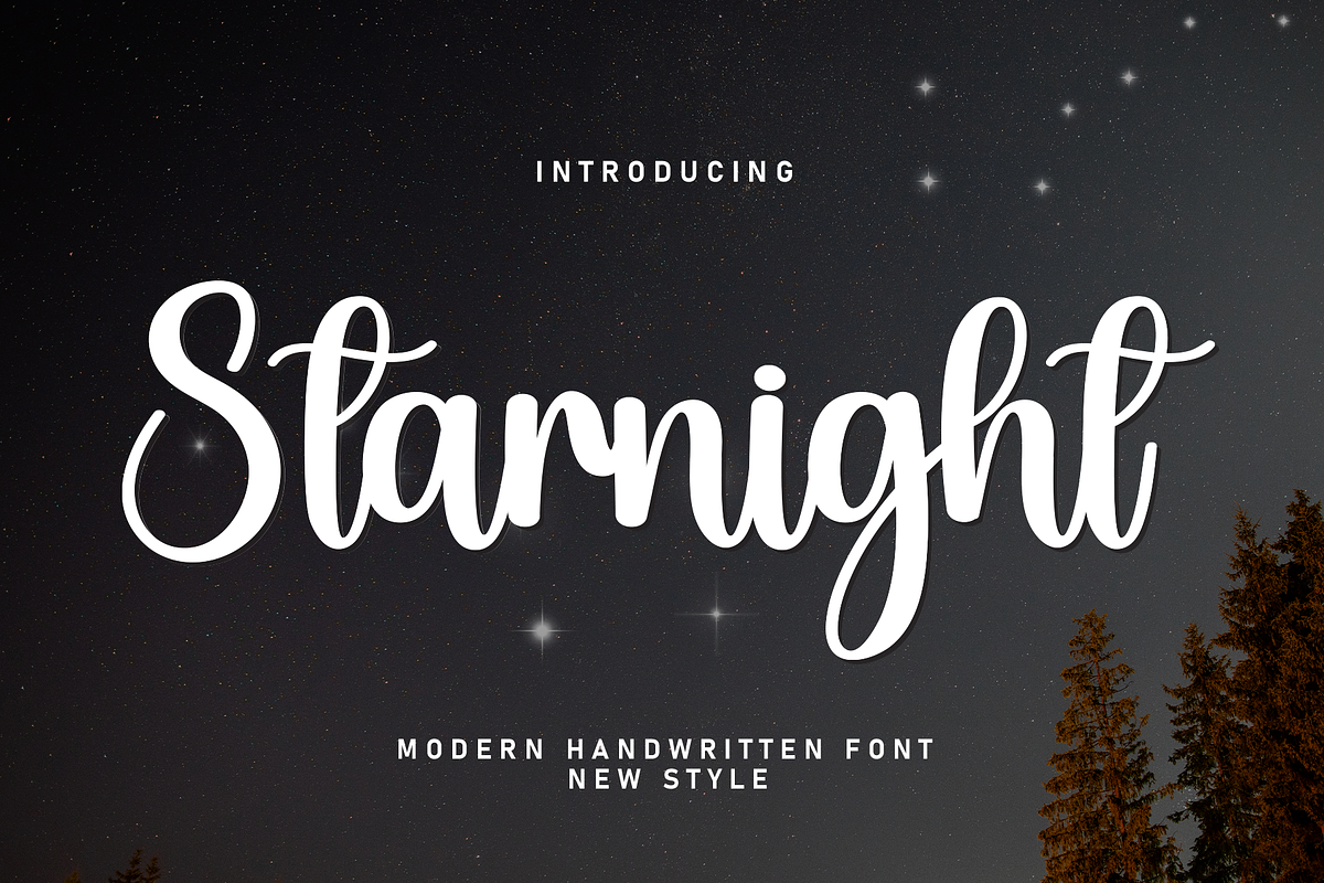 Starnight | Script Font Free Download Free Download Starnight | Script Font Free Download Free Download