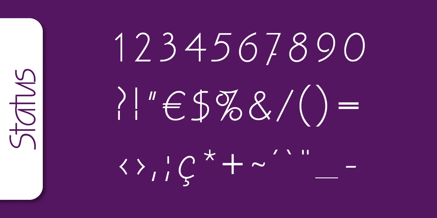 Status Font