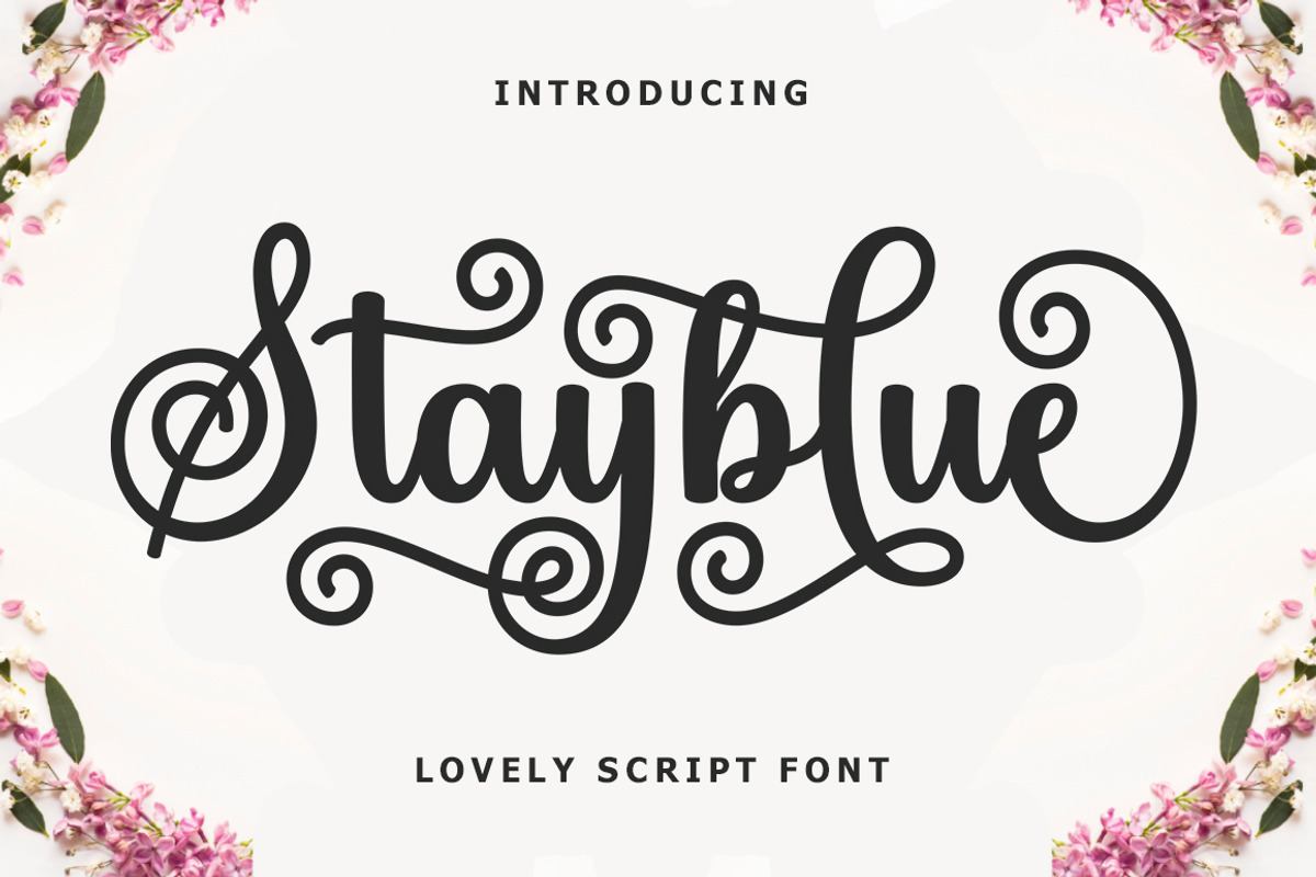 Stayblue | Script Font Free Download Free Download Stayblue | Script Font Free Download Free Download