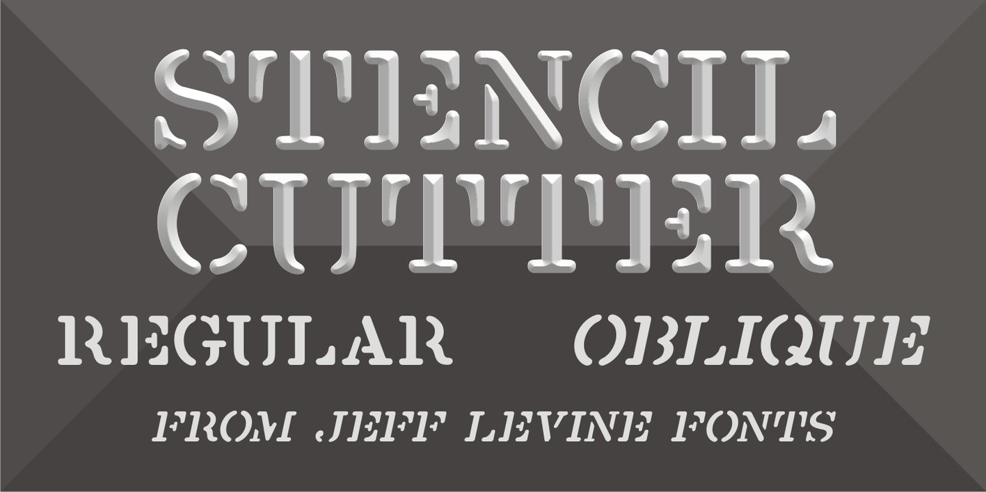 Stencil Cutter JNL Font Free Download Stencil Cutter JNL Font Free Download