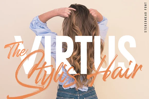 Stereohead Brush Font SVG
