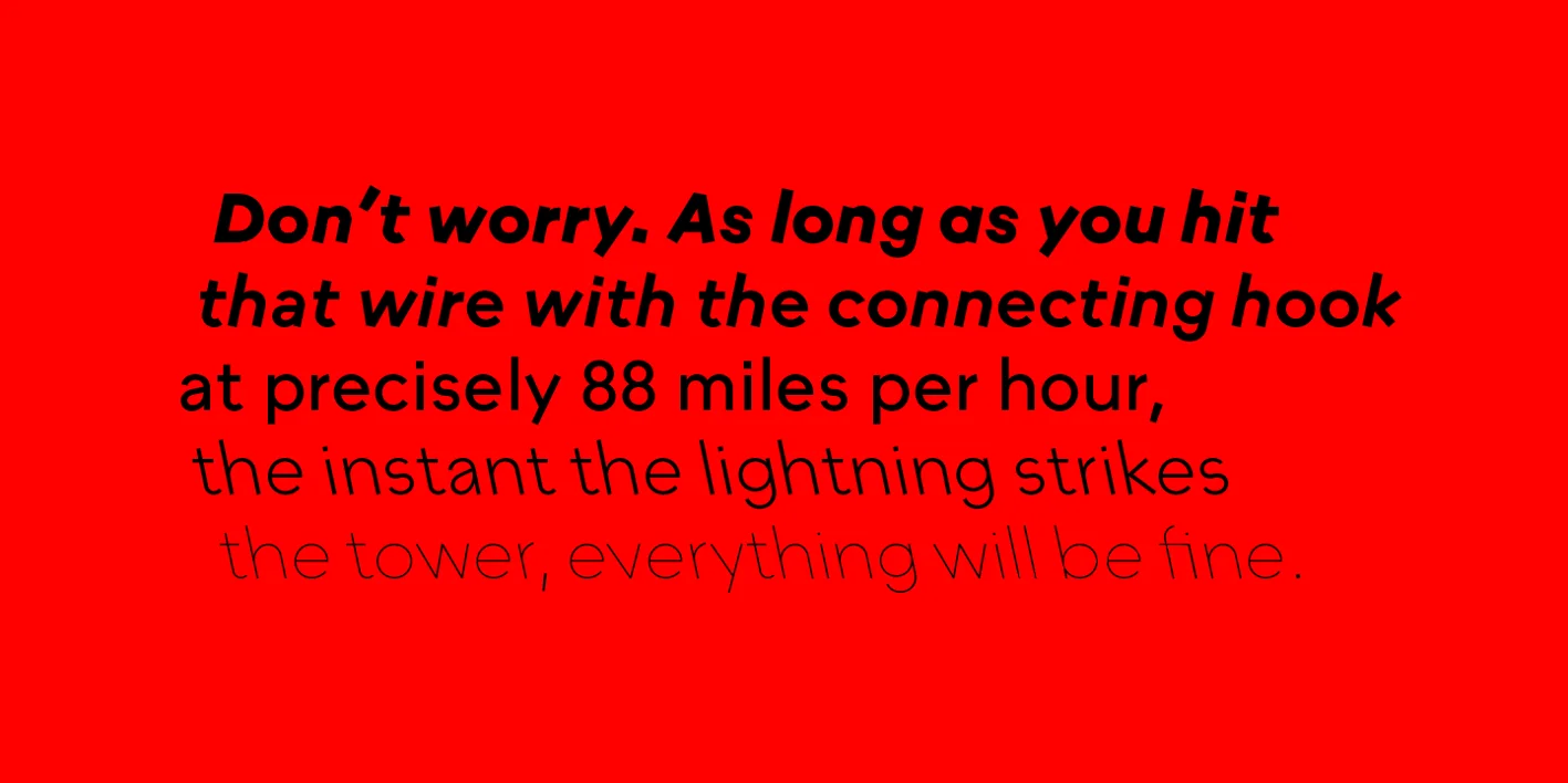 strokeWeight Font