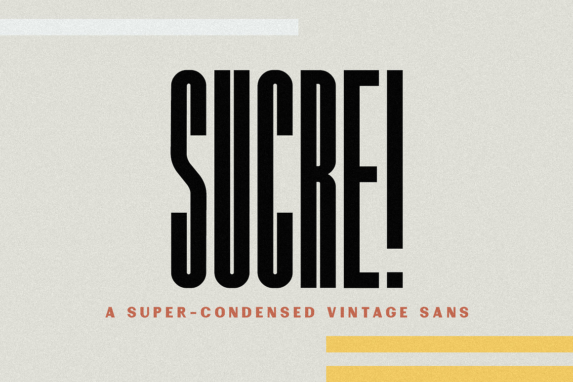Sucre | Vintage Condensed Sans Font Free Download Sucre | Vintage Condensed Sans Font Free Download