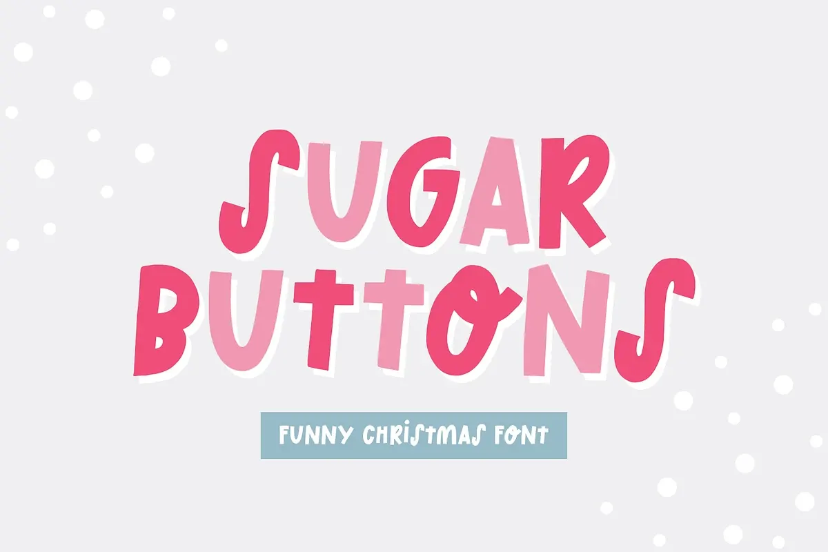 Sugar Buttons Funny Christmas font Free Download Free Download Sugar Buttons Funny Christmas font Free Download Free Download