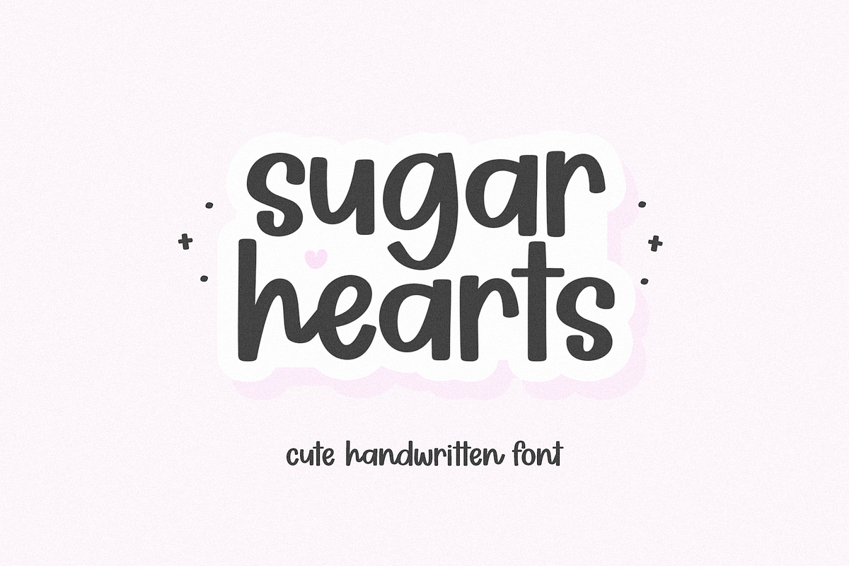 Sugar Hearts | Cute Handwritten Font Free Download Free Download Sugar Hearts | Cute Handwritten Font Free Download Free Download
