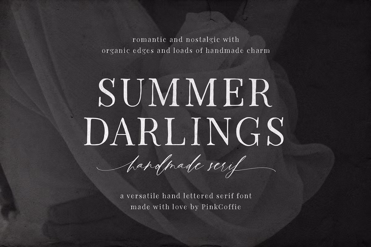 Summer Darlings | Handlettered Serif Free Download Free Download