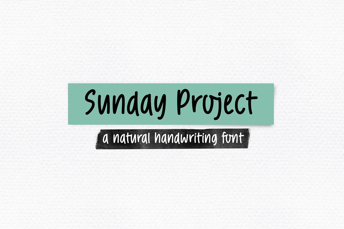 Sunday Project - handwriting font Free Download Free Download Sunday Project - handwriting font Free Download Free Download